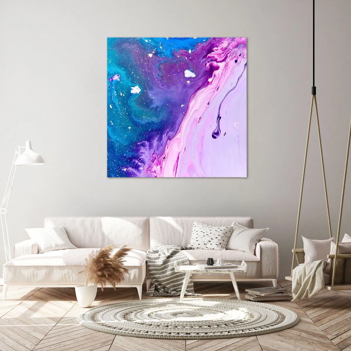 Bild auf Leinwand - Leinwandbild - Yin und Yang - 60x60 cm