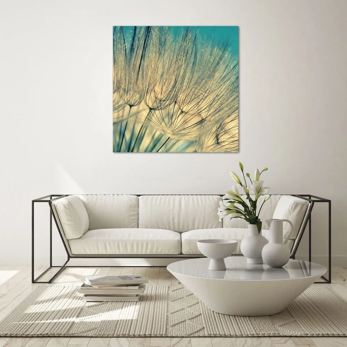 Glasbild - Bild auf glas - In Erwartung des Windes - 40x40 cm