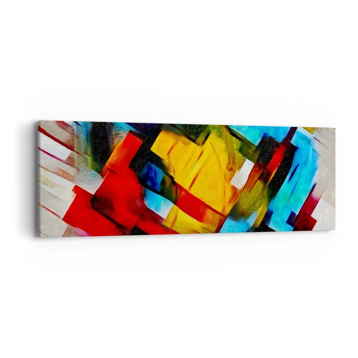Bild auf Leinwand - Leinwandbild - Ein bunter Interleaver - 90x30 cm