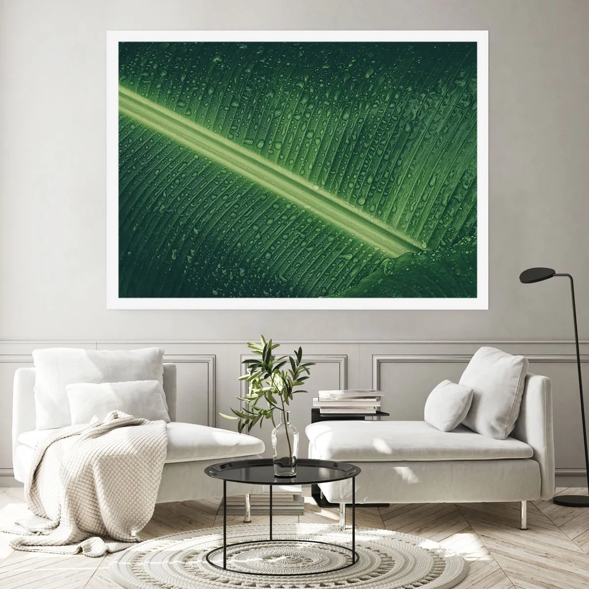 Poster - Die Struktur des Grüns - 40x30 cm