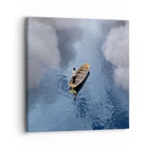 Bild auf Leinwand - Leinwandbild - Leben – Reise – unbekannt - 30x30 cm