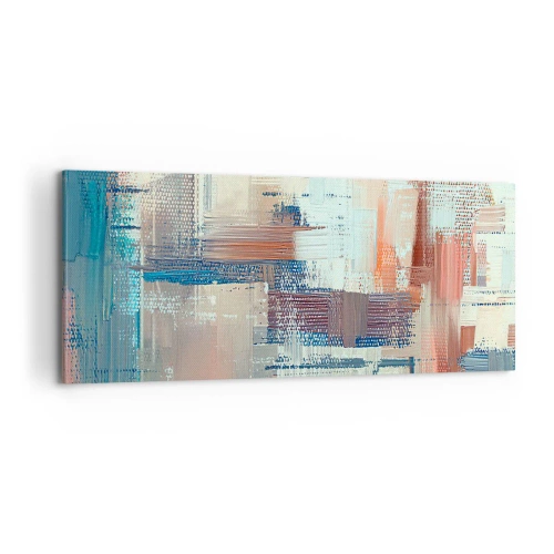 Bild auf Leinwand - Leinwandbild - Zum Licht kommen - 100x40 cm