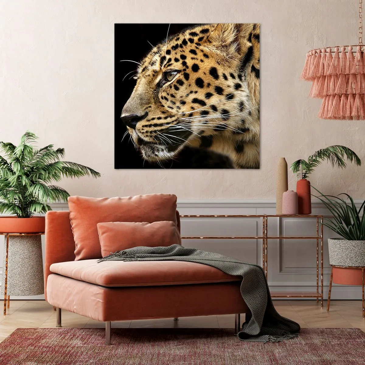 Bild auf Leinwand - Leinwandbild - Ruhig, fokussiert, bereit - 70x70 cm