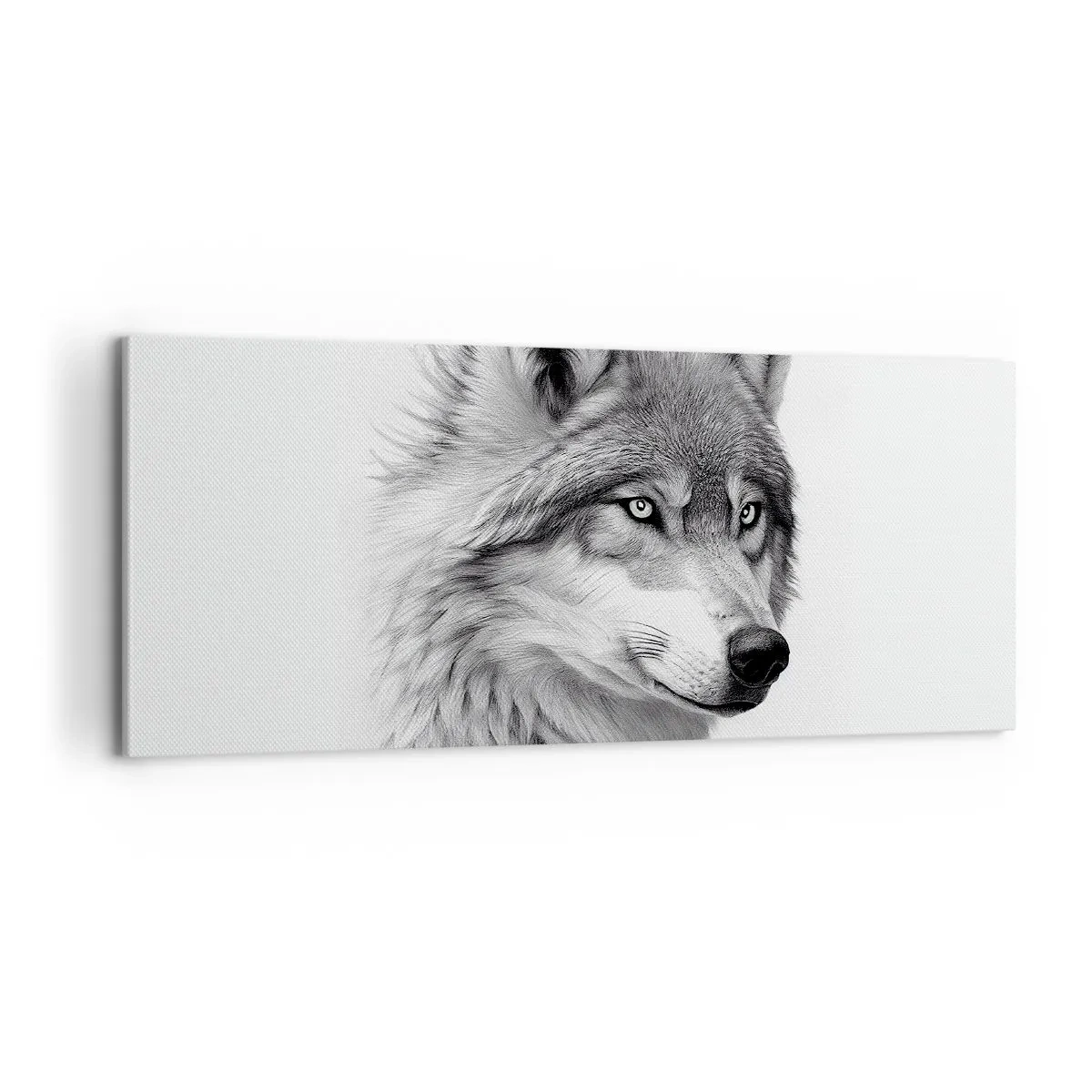 Bild auf Leinwand - Leinwandbild - Alpha – ohne Zweifel - 100x40 cm