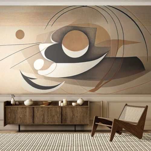 Fototapete Standard Eco - Komposition: die Essenz des Wortes - Abstraktion, Modern, Stück - 200x140 cm