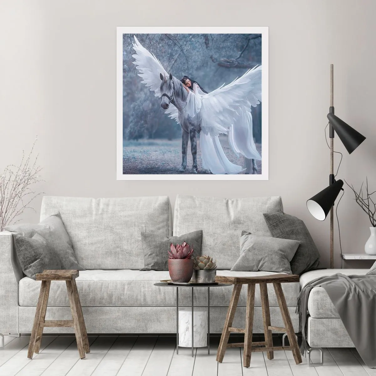 Poster - Ein inspirierter Moment - 30x30 cm