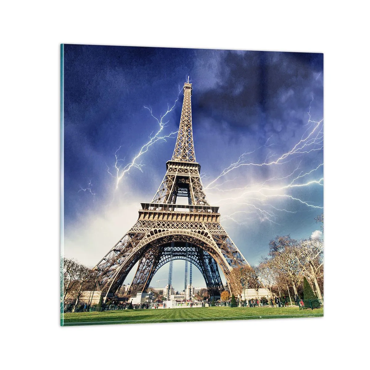 Glasbild - Bild auf glas - Herrscherin der Stürme - 70x70 cm