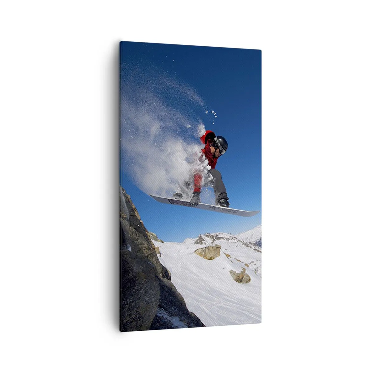 Bild auf Leinwand - Leinwandbild - Und du wurdest Teil des Raums - 55x100 cm