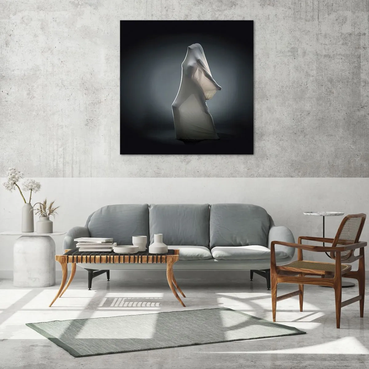 Glasbild - Bild auf glas - Versteckte Wünsche - 70x70 cm