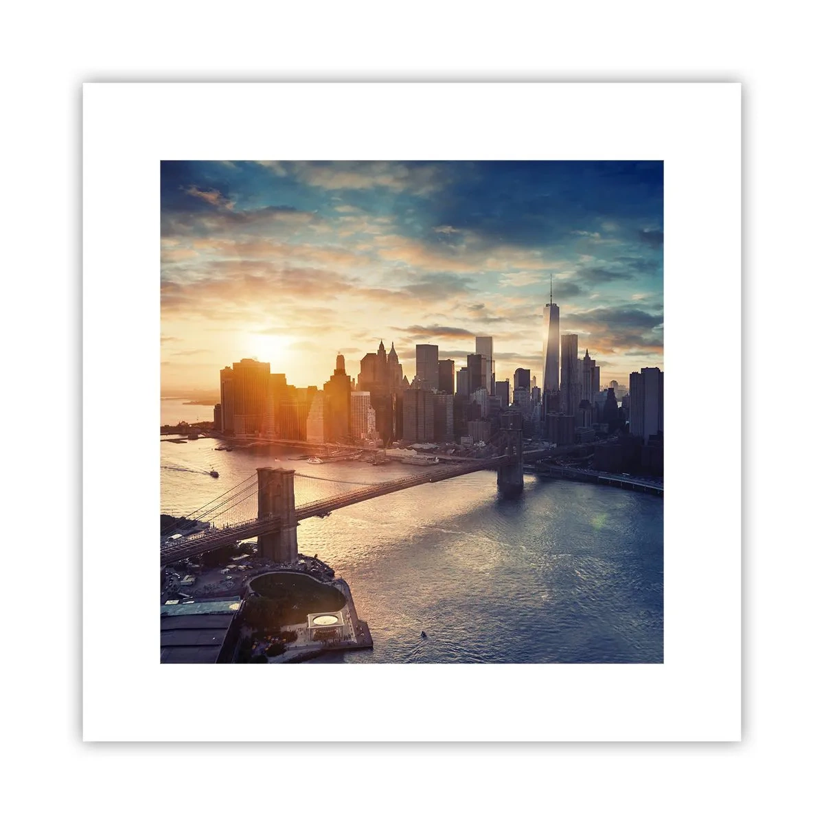 Poster - Westliches Kulturdenkmal - 30x30 cm