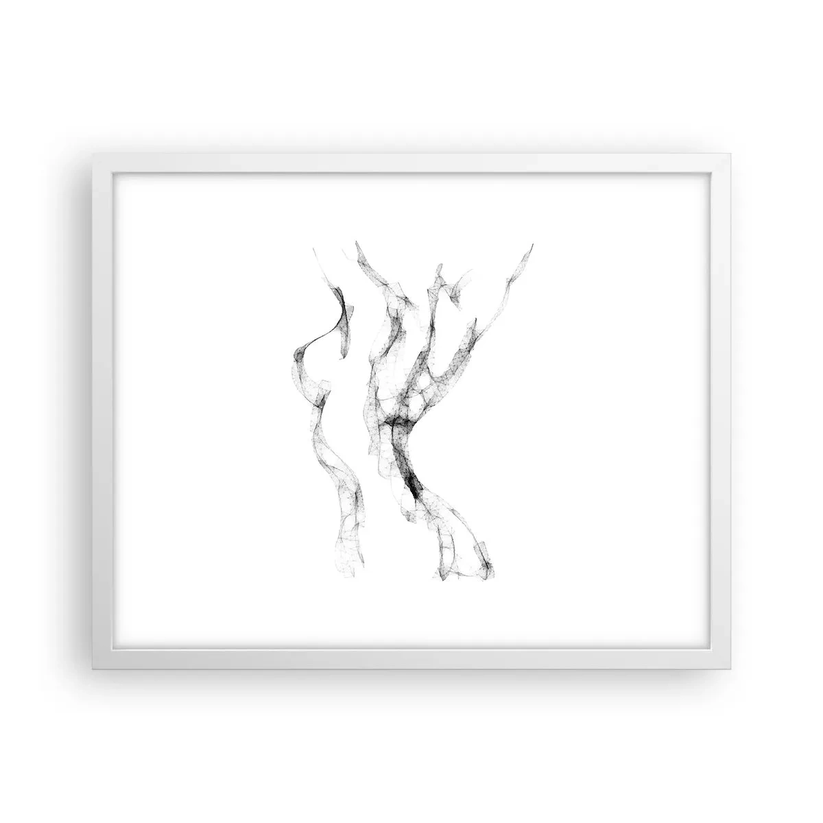 Poster in einem weißen Rahmen - Schön und stark - 50x40 cm