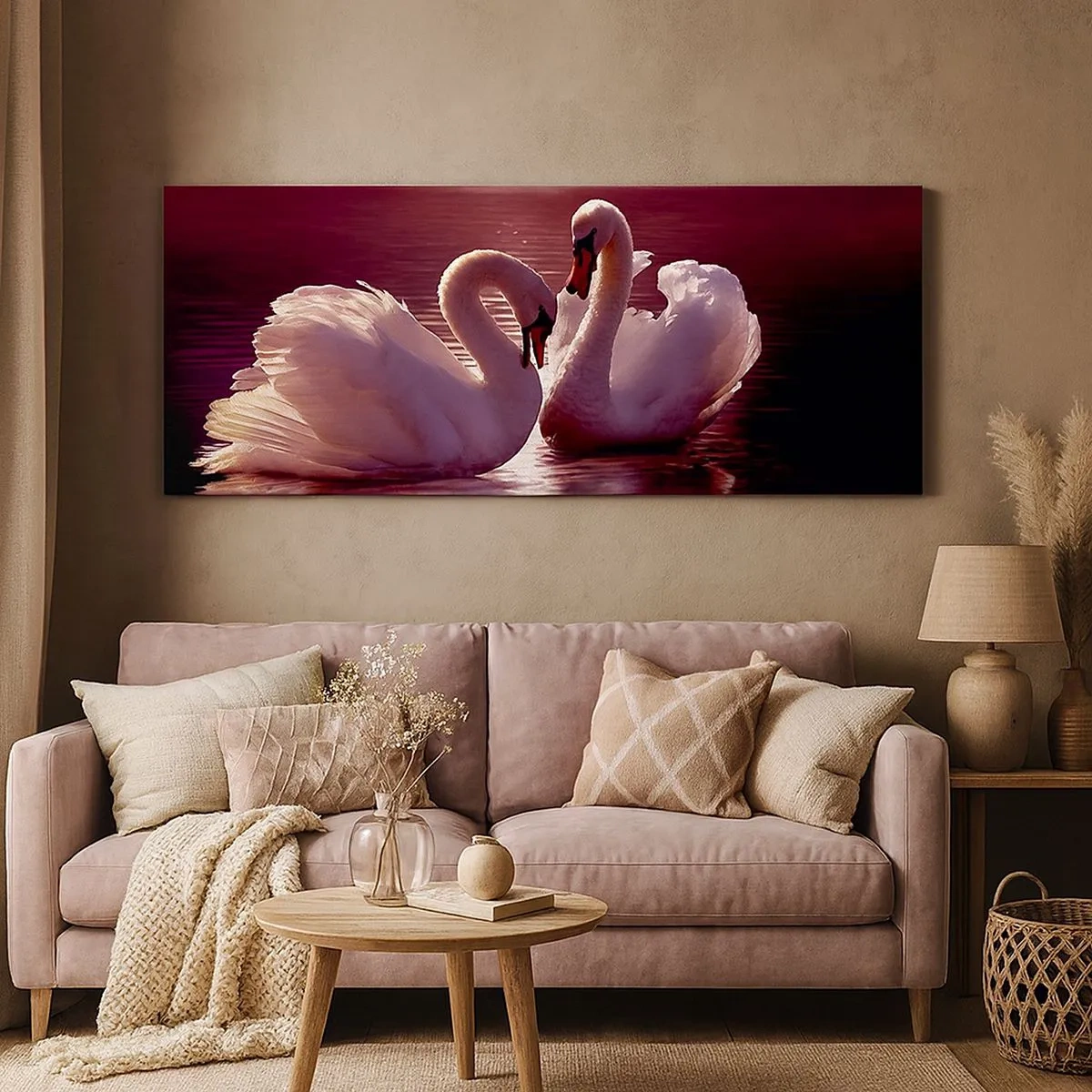 Bild auf Leinwand - Leinwandbild - Bis der Tod uns scheidet - 100x40 cm