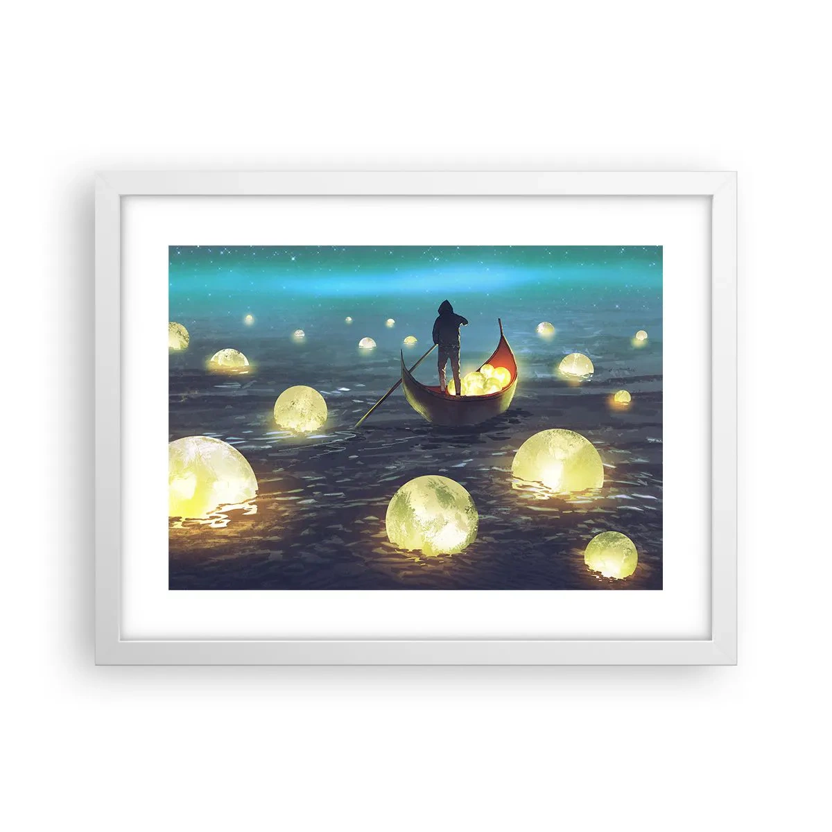 Poster in einem weißen Rahmen - Dinge, von denen Philosophen nie geträumt haben - 40x30 cm