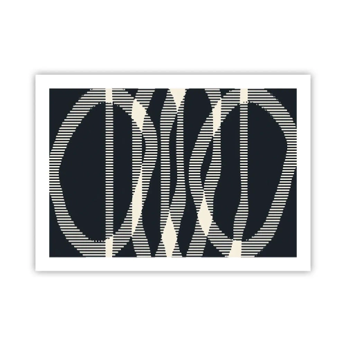 Poster - Ein Versuch, die Dunkelheit zu durchbrechen - 70x50 cm