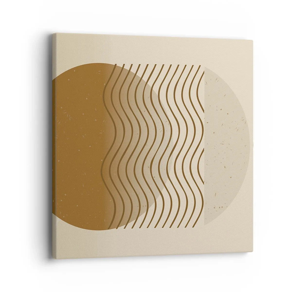 Bild auf Leinwand - Leinwandbild - Zur Entstehung geometrischer Figuren - 40x40 cm