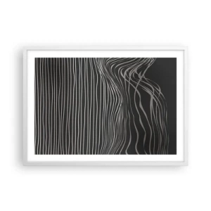 Poster in einem weißen Rahmen - Rhythmus und Akzent - 70x50 cm