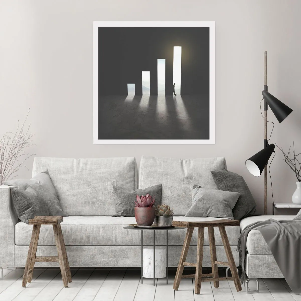 Poster - Erfolg – ​​Impression - 40x40 cm