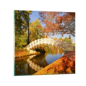 Glasbild - Bild auf glas - Auf der weißen Seufzerbrücke - 30x30 cm