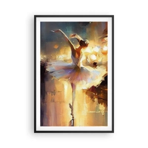 Poster in einem schwarzem Rahmen - Wunder auf der Straße - 61x91 cm