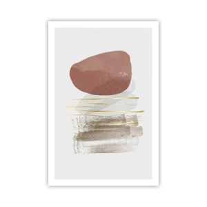 Poster - Abstrakte Kolonnade - 61x91 cm