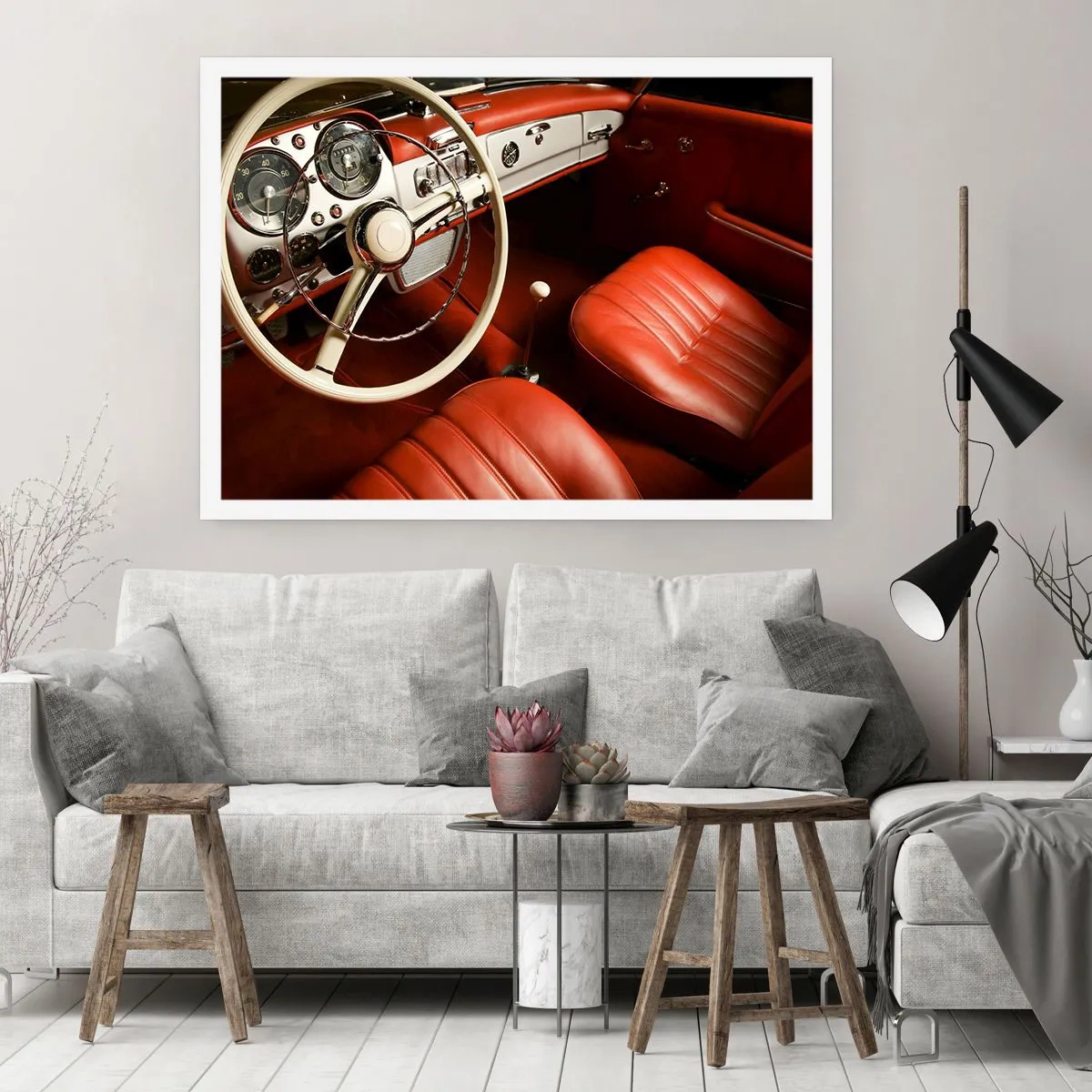 Poster - Luxus im Vintagestil - 50x40 cm