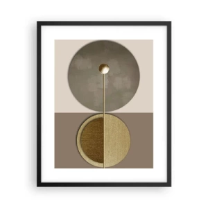 Poster in einem schwarzem Rahmen - Perfekte Balance - 40x50 cm