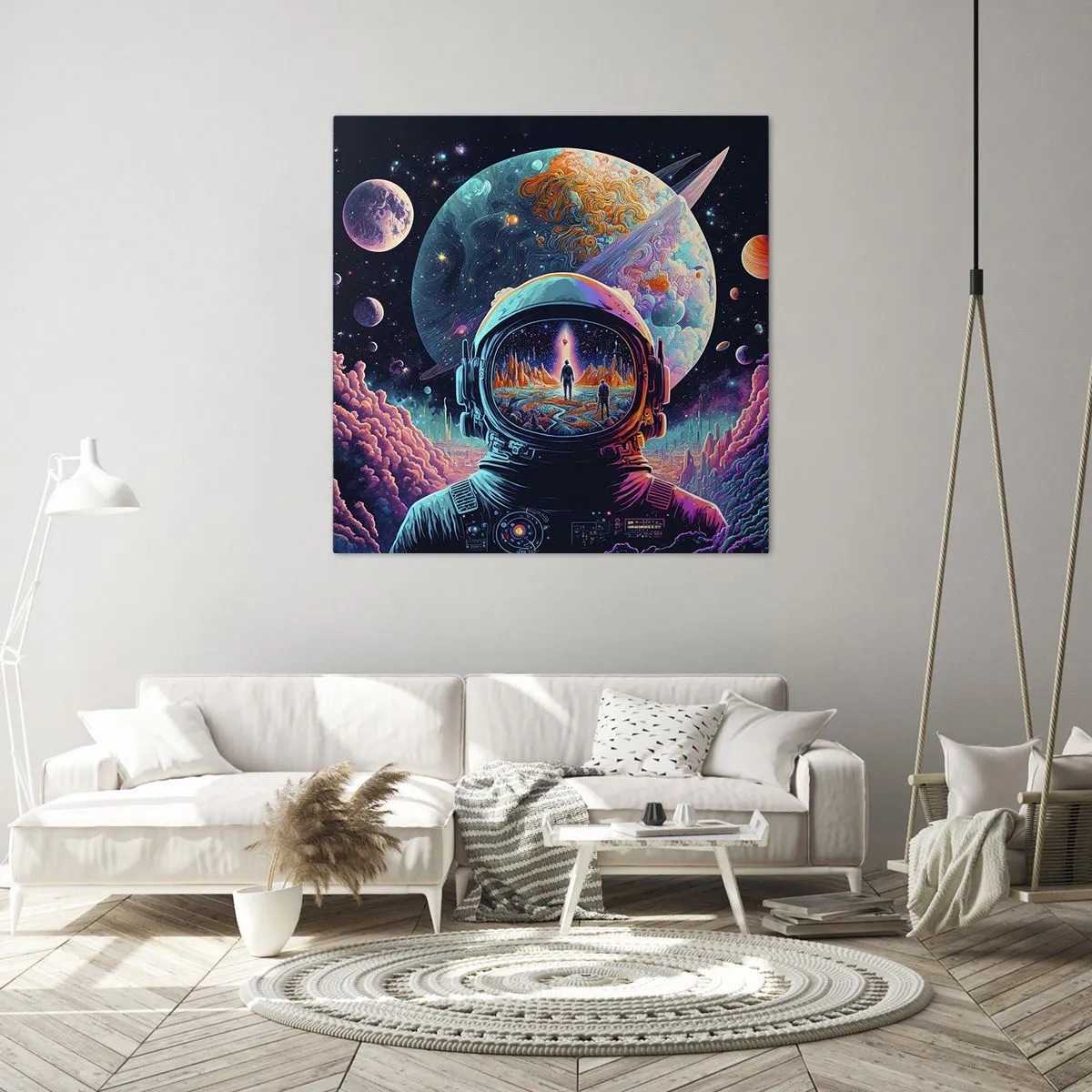 Bild auf Leinwand - Leinwandbild - Philosophen haben nicht davon geträumt - 50x50 cm