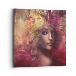 Bild auf Leinwand - Leinwandbild - Ich bin hier! - 40x40 cm