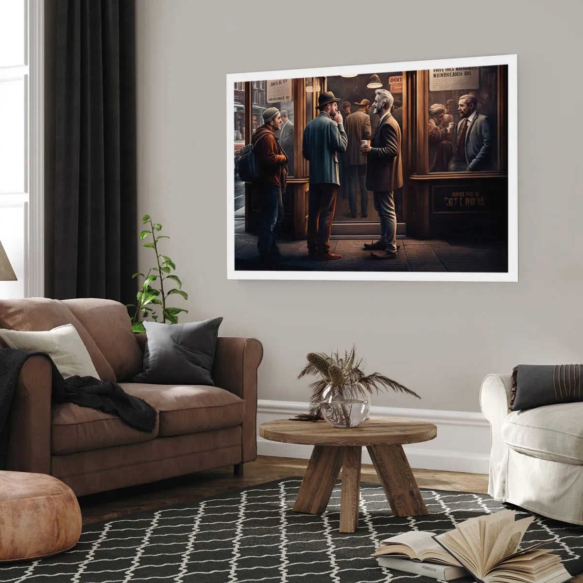 Poster - Gute Zeit des Tages - 91x61 cm