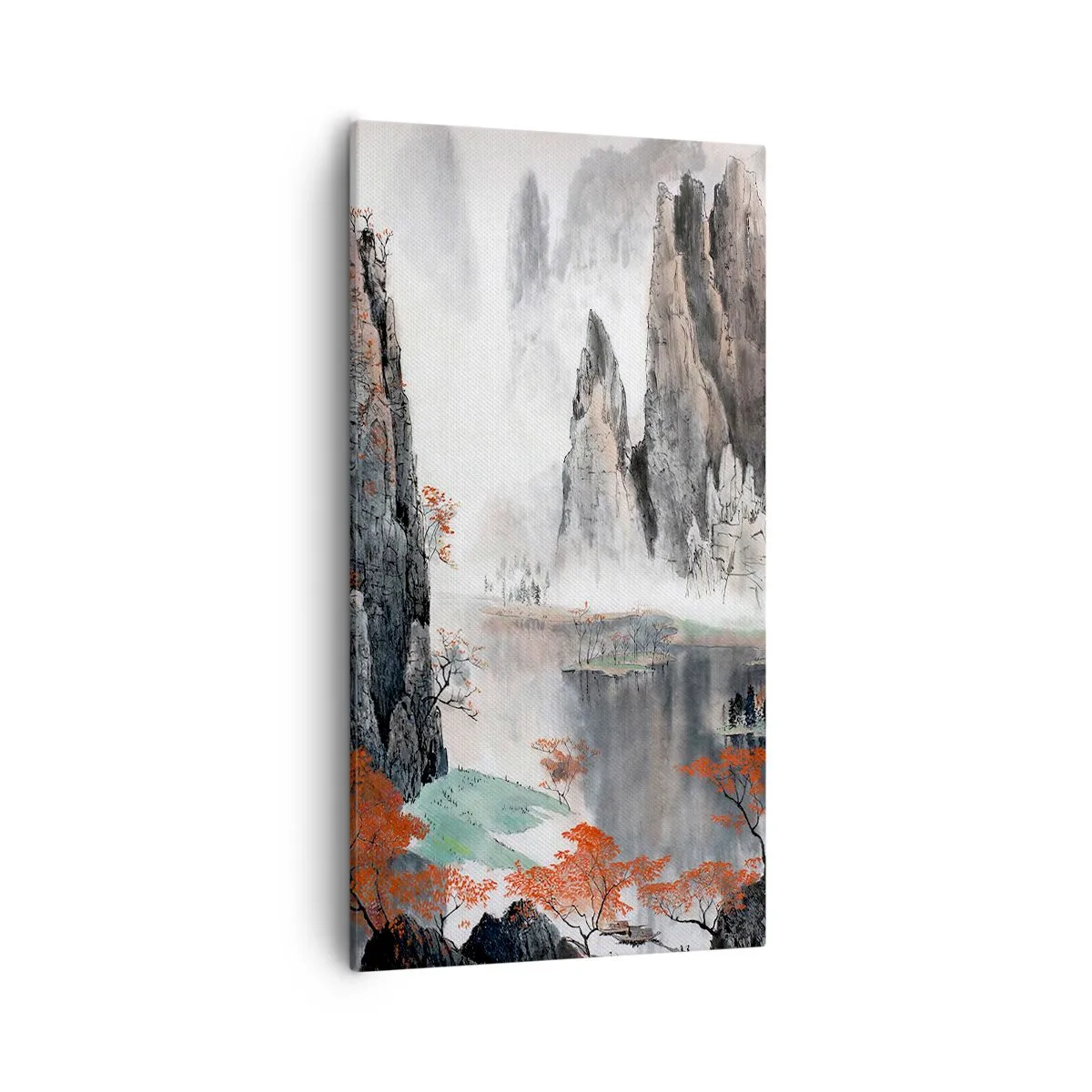 Bild auf Leinwand - Leinwandbild - Mächtige Wächter - 55x100 cm