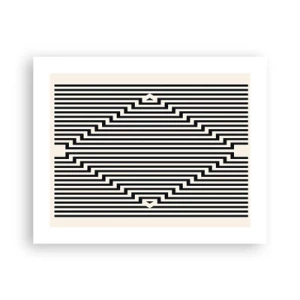Poster - Geometrische Illusion - 50x40 cm