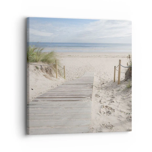 Bild auf Leinwand - Leinwandbild - Bis zum Horizont - 30x30 cm