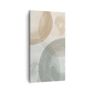 Bild auf Leinwand - Leinwandbild - Welten durchdringen - 55x100 cm