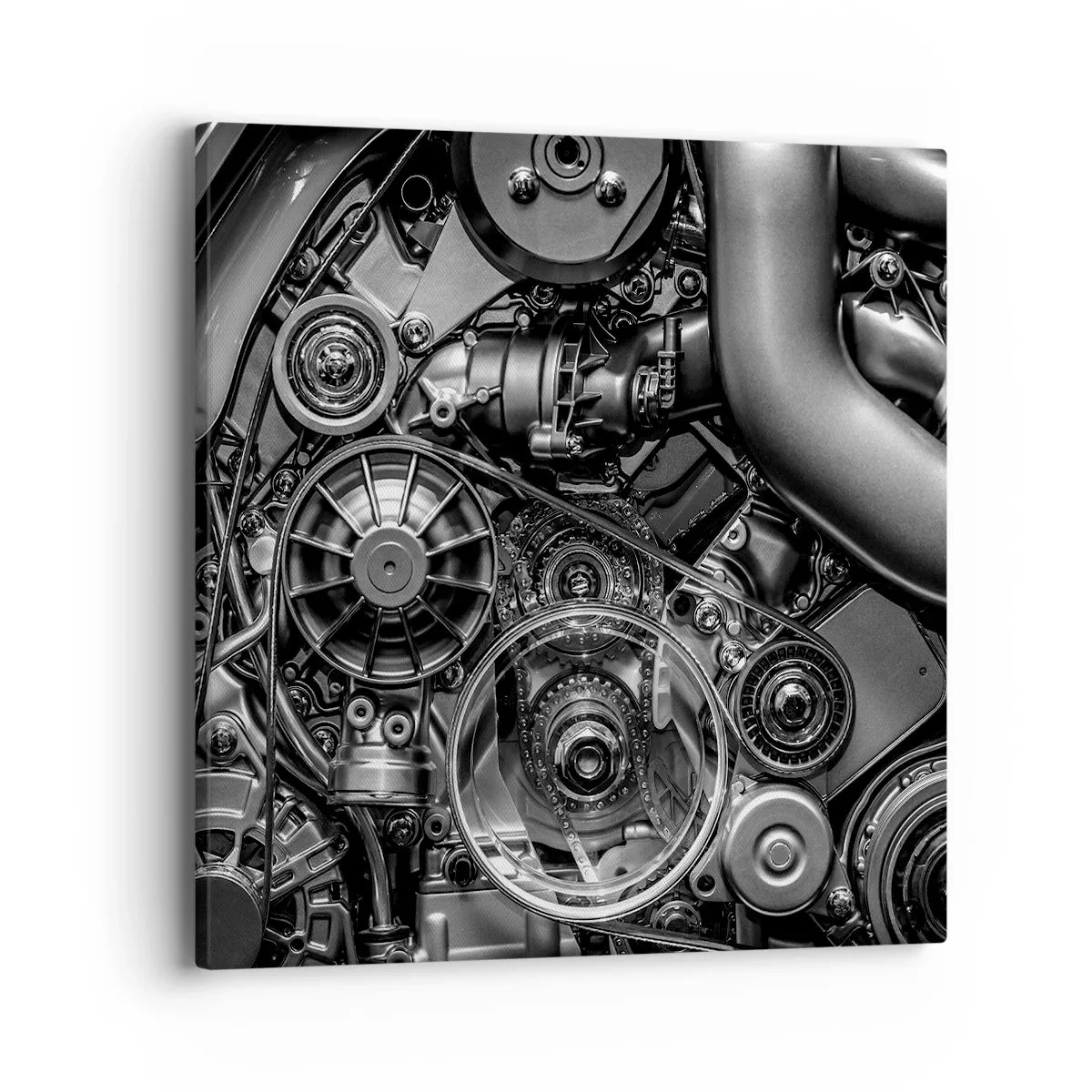 Bild auf Leinwand - Leinwandbild - Die Poesie der Mechanik - 40x40 cm