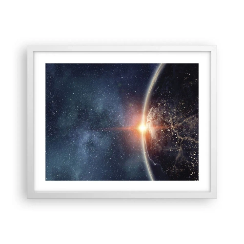 Poster in einem weißen Rahmen - In einer neuen Perspektive - 50x40 cm