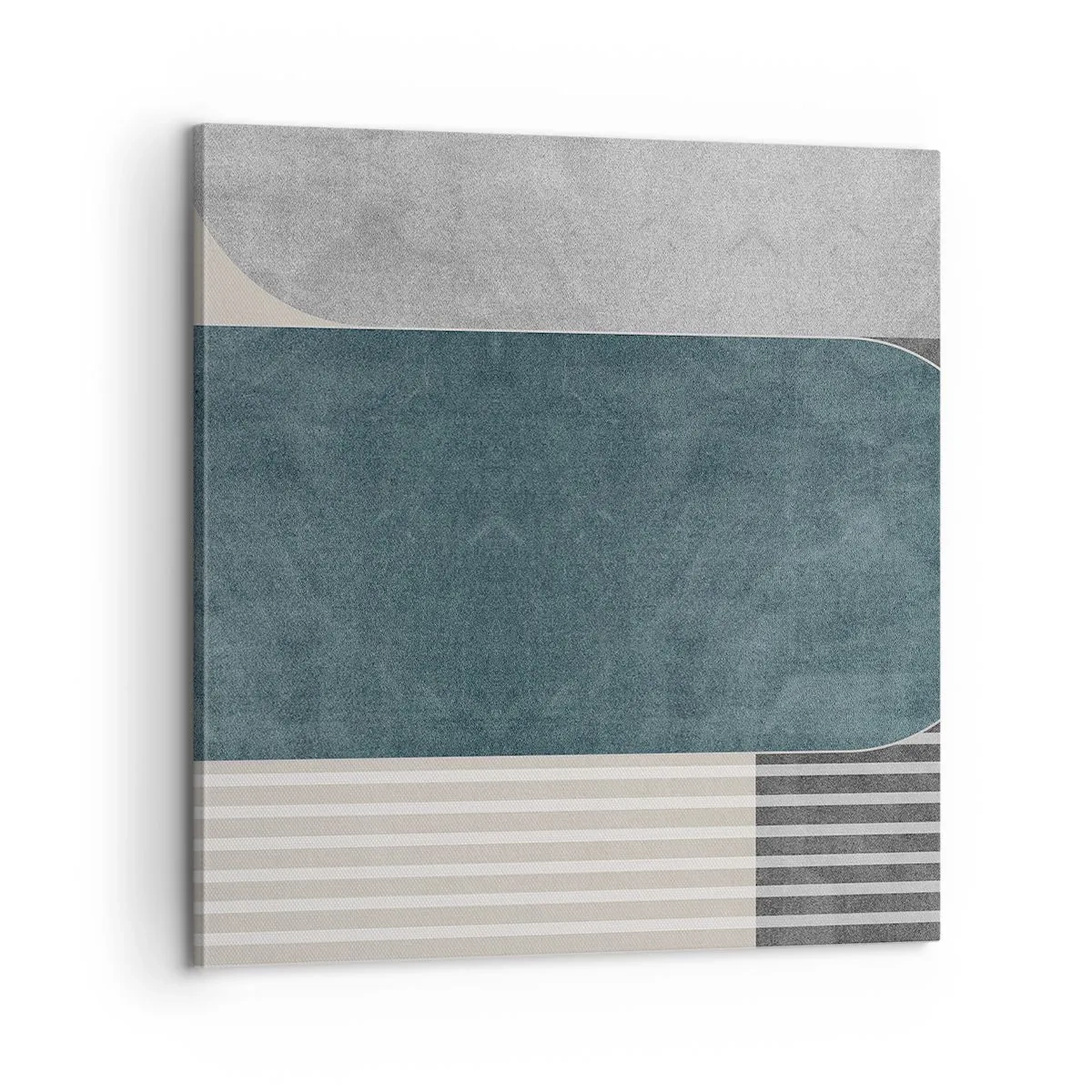 Bild auf Leinwand - Leinwandbild - Komposition auf der Ebene - 60x60 cm