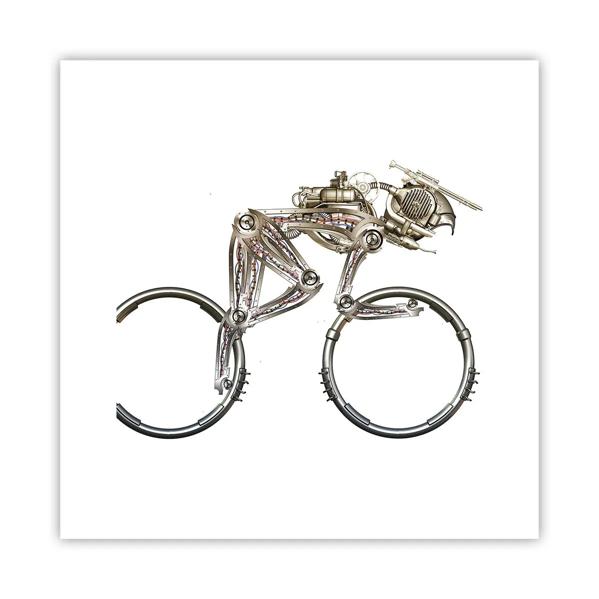 Poster - Eine tolle Maschine - 30x30 cm