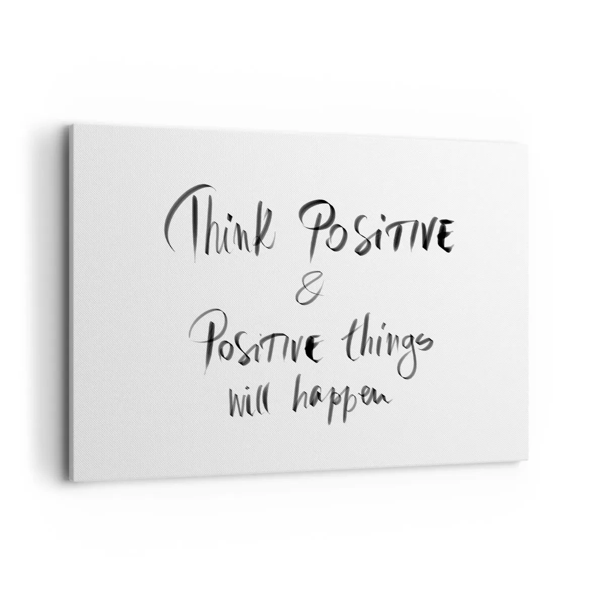 Bild auf Leinwand - Leinwandbild - Inspirierender Schriftzug in Schwarz auf weißem Hintergrund - 120x80cm - Wie soll man leben? - Moderne Wanddekoration für Wohnzimmer und Schlafzimmer ARTTOR