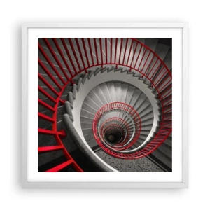 Poster in einem weißen Rahmen - Architekturspaß - 50x50 cm