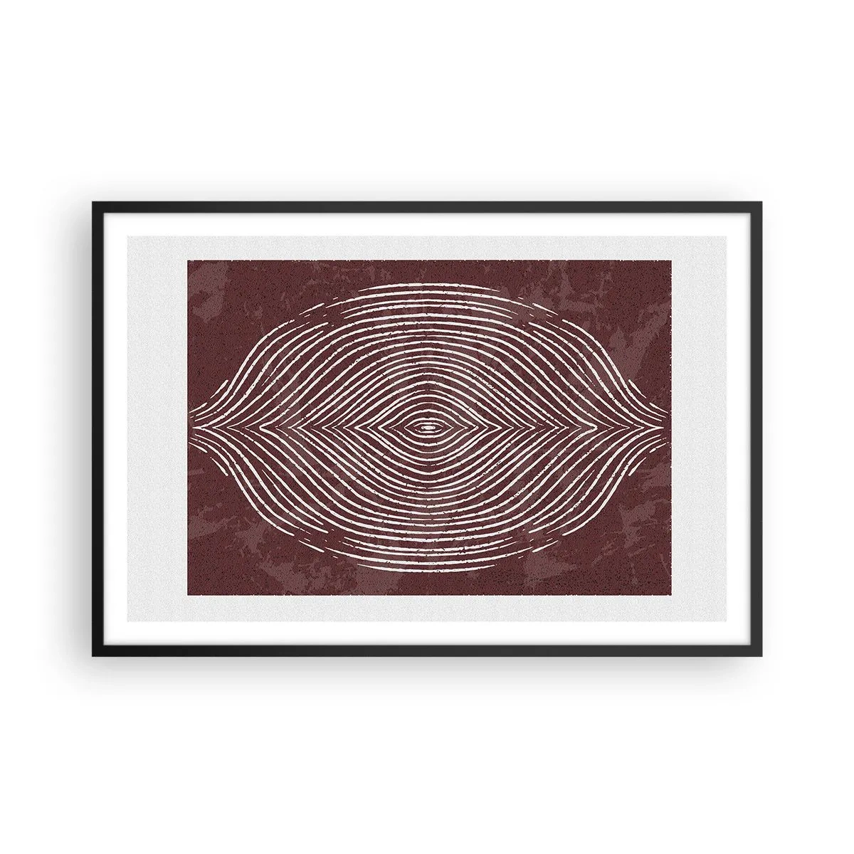 Poster in einem schwarzem Rahmen - Der Raum spricht - 91x61 cm