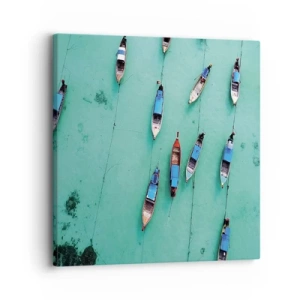 Bild auf Leinwand - Leinwandbild - In freudiger Erwartung - 30x30 cm