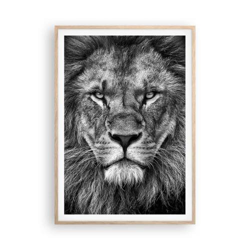 Poster in einem Rahmen aus heller Eiche - Im Krönungsgewand - 70x100 cm