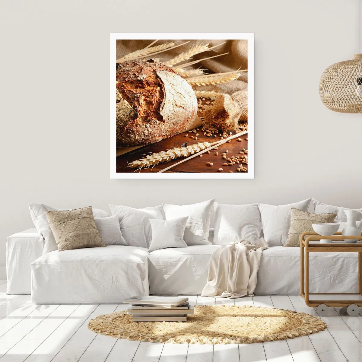 Poster - Appetitanregend, duftend, knackig - 40x40 cm