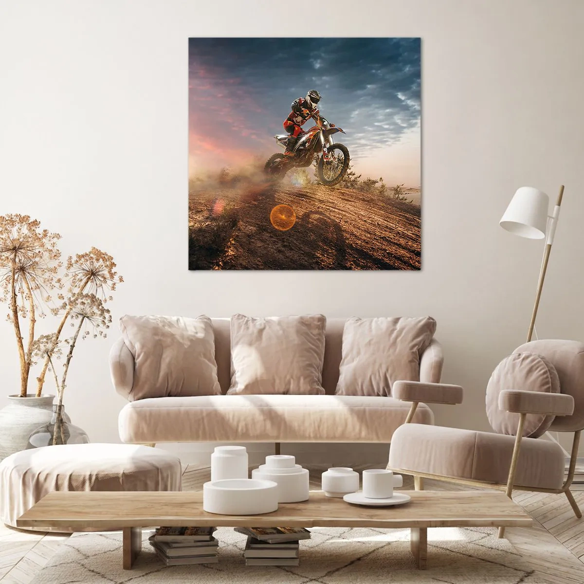 Bild auf Leinwand - Leinwandbild - Für den Sieg - 40x40 cm