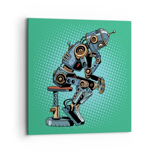 Bild auf Leinwand - Leinwandbild - Über der Essenz des Seins - 70x70 cm