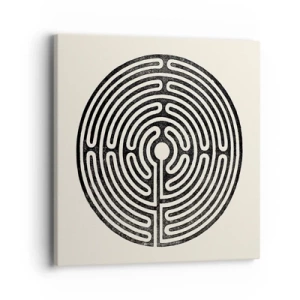 Bild auf Leinwand - Leinwandbild - Geheimnisvolle Ordnung - 40x40 cm