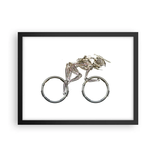 Poster in einem schwarzem Rahmen - Eine tolle Maschine - 40x30 cm