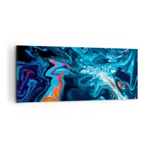 Bild auf Leinwand - Leinwandbild - Reise ins Zentrum des Himmels - 100x40 cm