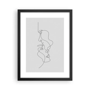 Poster in einem schwarzem Rahmen - Die Hitze bitterer Begierden - 30x40 cm