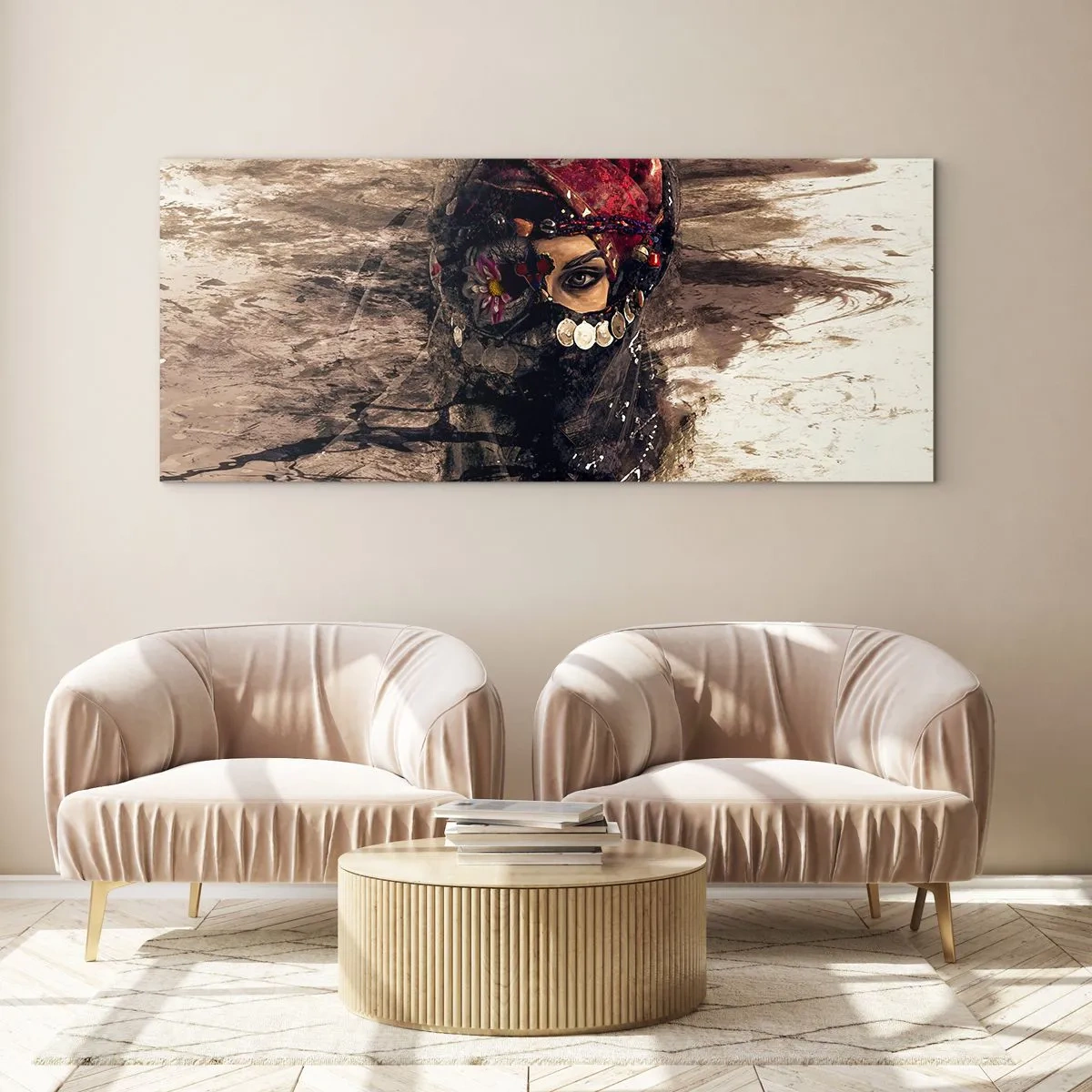 Glasbild - Bild auf glas - Gelinde gesagt besorgniserregend - 100x40 cm